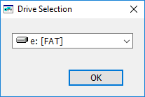 ill. VTool dialog (drive selection)